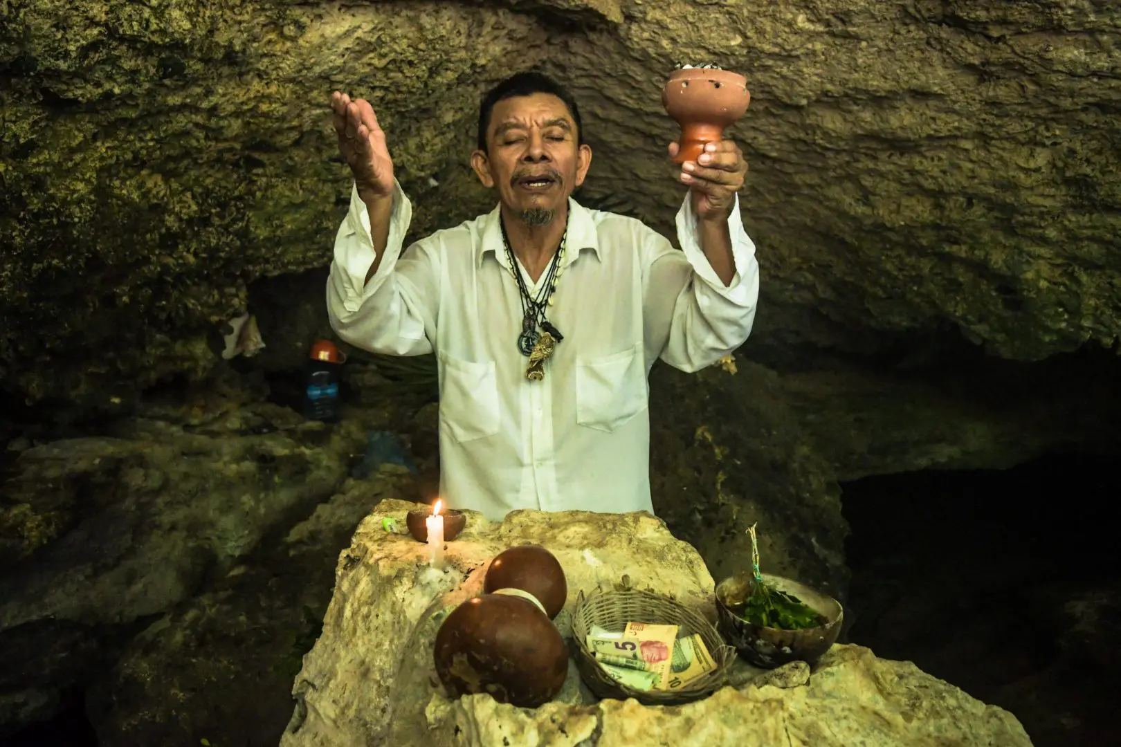 Esnórquel en el arrecife de coral, visita las ruinas de Tulum y el cenote con la ceremonia maya